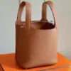 Hermès Picotin 18 Brown Silver Hardware Bag product view 6