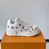 Louis Vuitton Men White Leather Black Spot Sneakers product view 6
