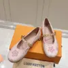 Louis Vuitton Women Pink Patterned Leather Mary Janes product view 4