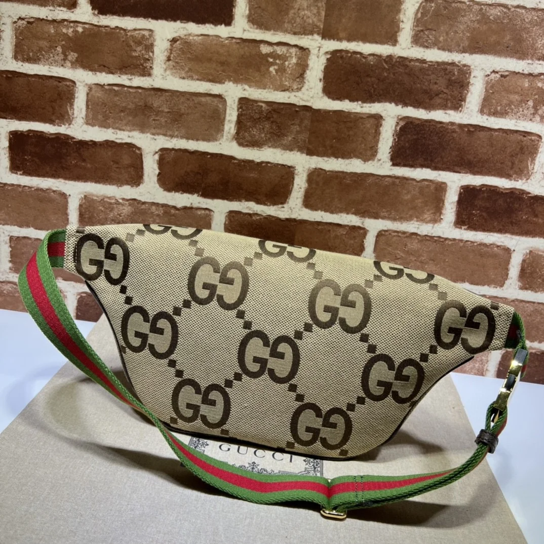 Gucci Belt Bag Jumbo GG Canvas Large Brown product view 3