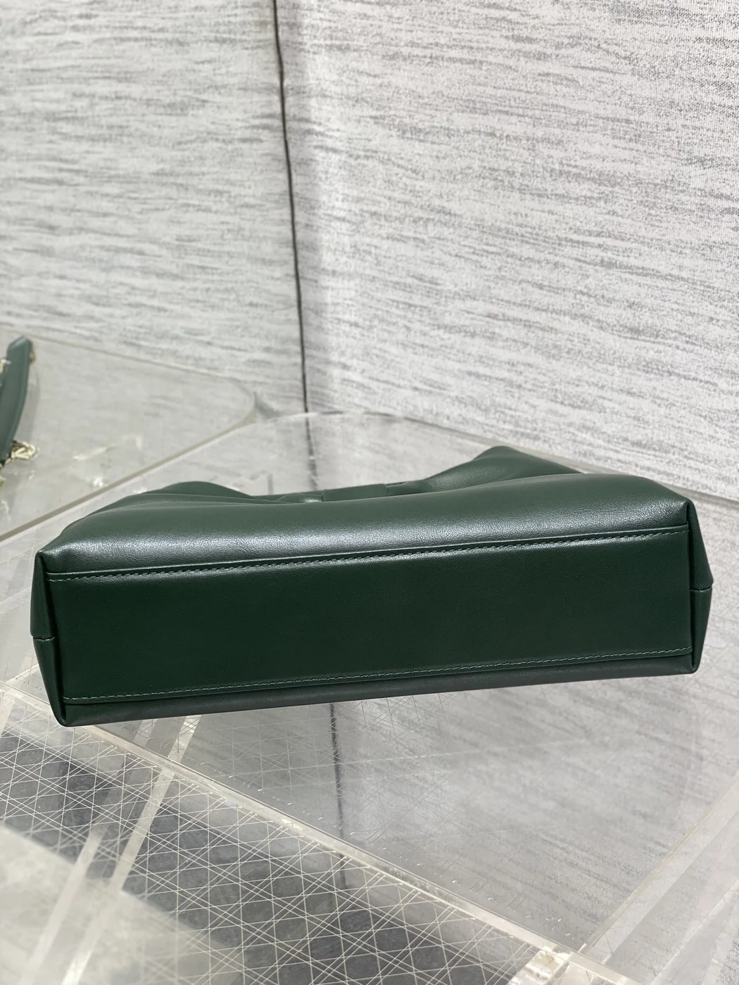 Dior Bow Bag Small Dark Green product view 6