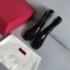 Valentino Women Black Patent Leather Boots product view 3