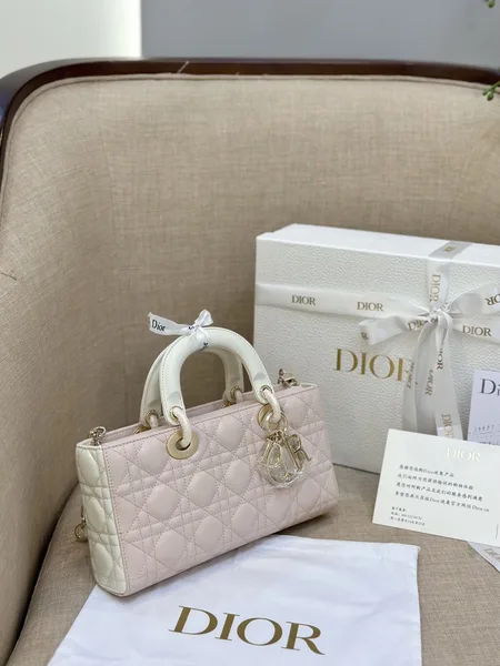 Dior D-Joy Women’s Handbag Pink Cowhide 26 cm product view 7