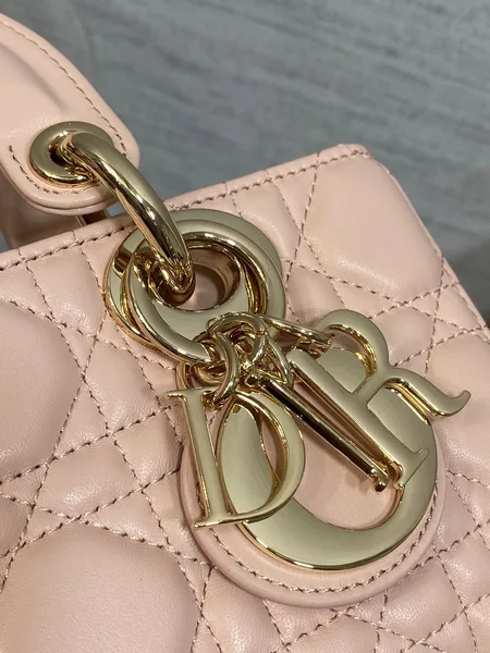 Dior Micro Lady D-Joy 19 In Black Calfskin Gold Hardware Bag product view 7