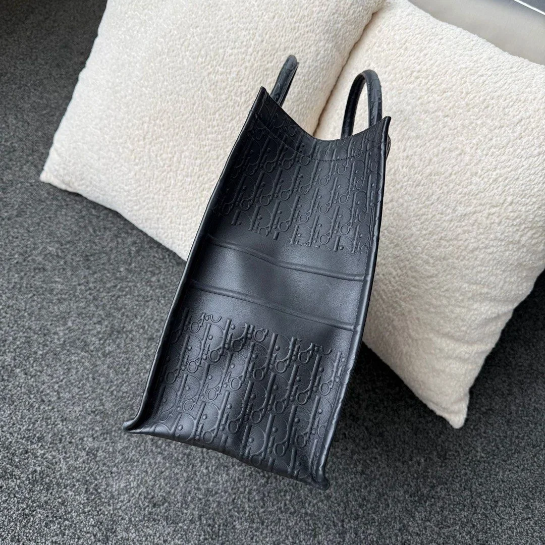 Dior Book Tote Largr Bag Claf Black product view 3