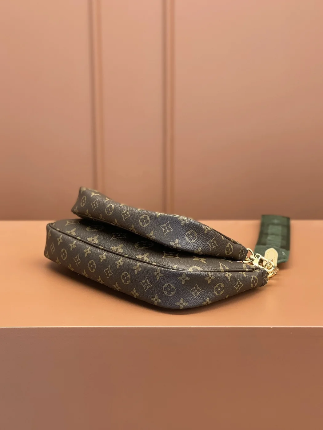 Louis Vuitton Multi Pochette Handle Fabric Green Handbags Monogram product view 8