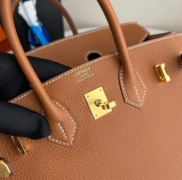 Hermès Birkin 25 Gold Color with Gold Hardware Bag product view 5
