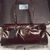 Prada Bonnie Medium Maroon Bag product view 1