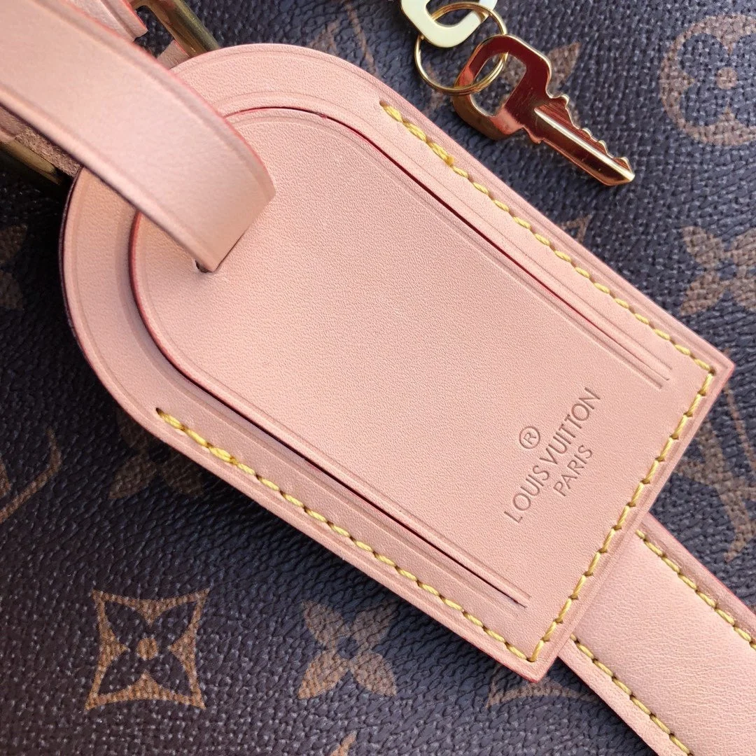 Louis Vuitton Monogram Canvas Keepall Bandoulière 55 Leather Duffle Bag product view 6