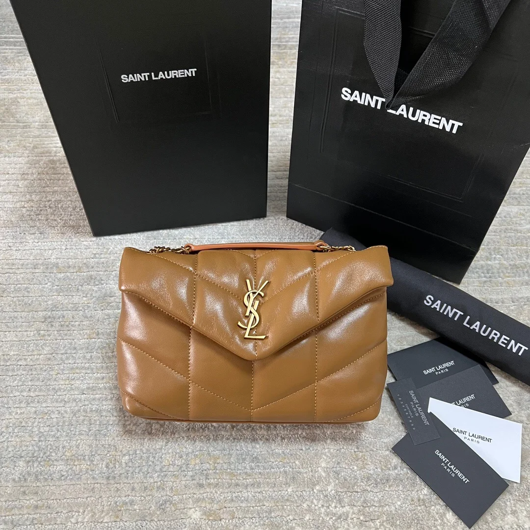 Saint Laurent Loulou Toy Puffer In Lambskin Bag product view 2