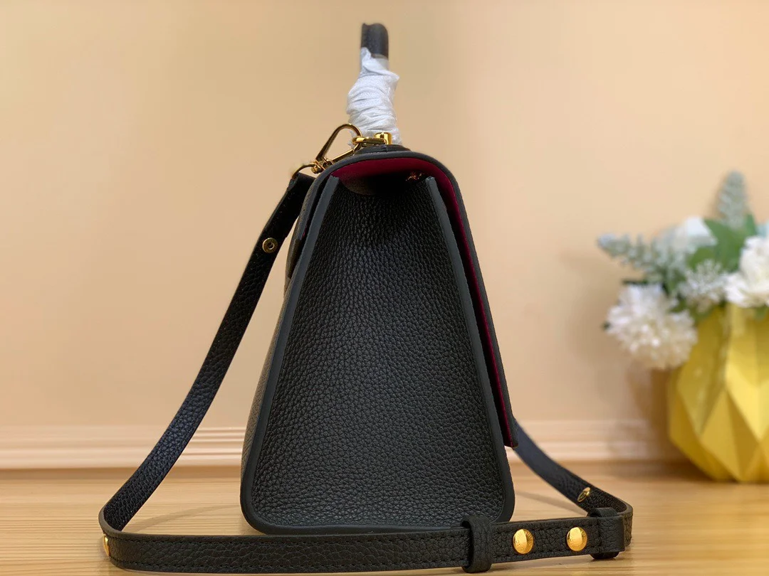 Louis Vuitton Twist Handle Woman’s Black Handbags 17x25x11cm product view 4