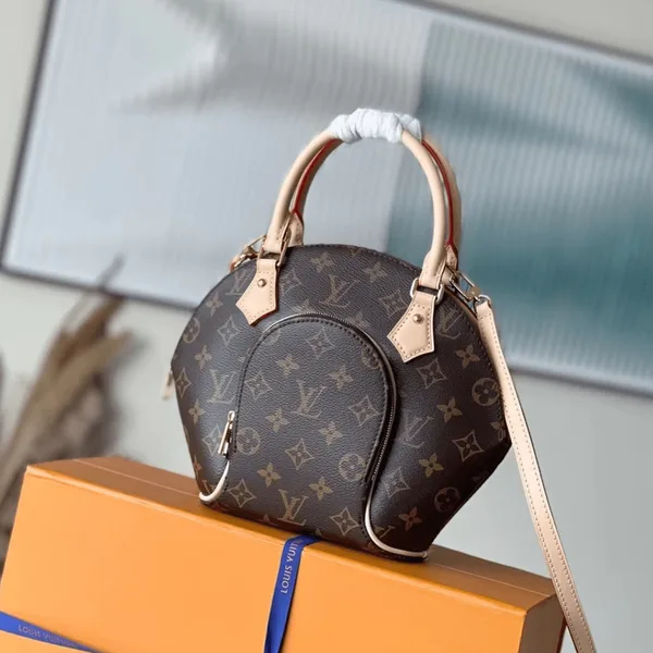 Louis Vuitton Ellipse BB Monogram Handle White Milk Handbags 28x21x8cm product photo