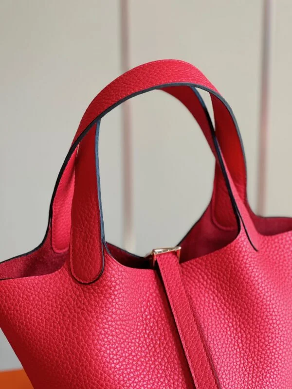 Hermès Picotin 18 Pink Togo Leather Gold Hardware Bag product view 5