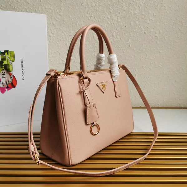Prada Medium Galleria 28 Beige Saffiano Leather Bag product view 2