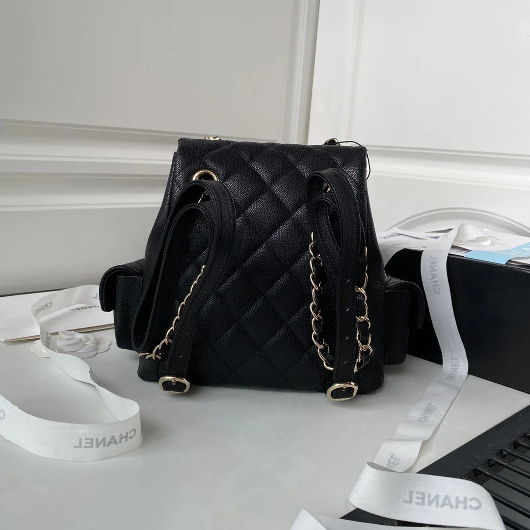 Chanel Mini Duma Backpack Lock Gold 21.5×19.5x12cm product view 8