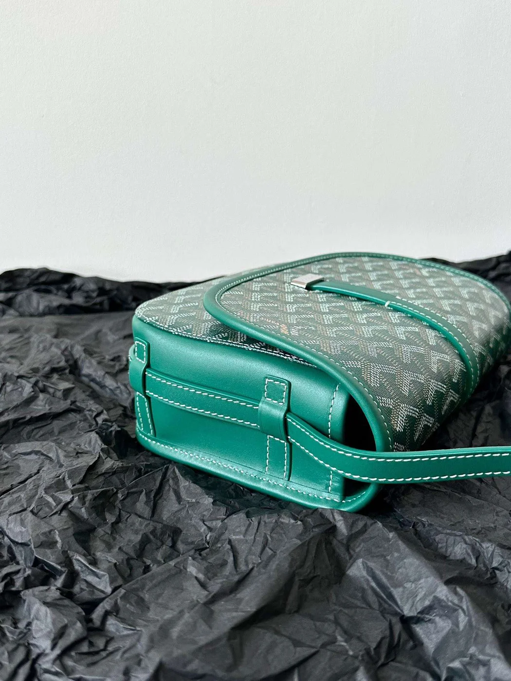 Goyard Green Handbag With Pattern 22x16x7cm product view 6