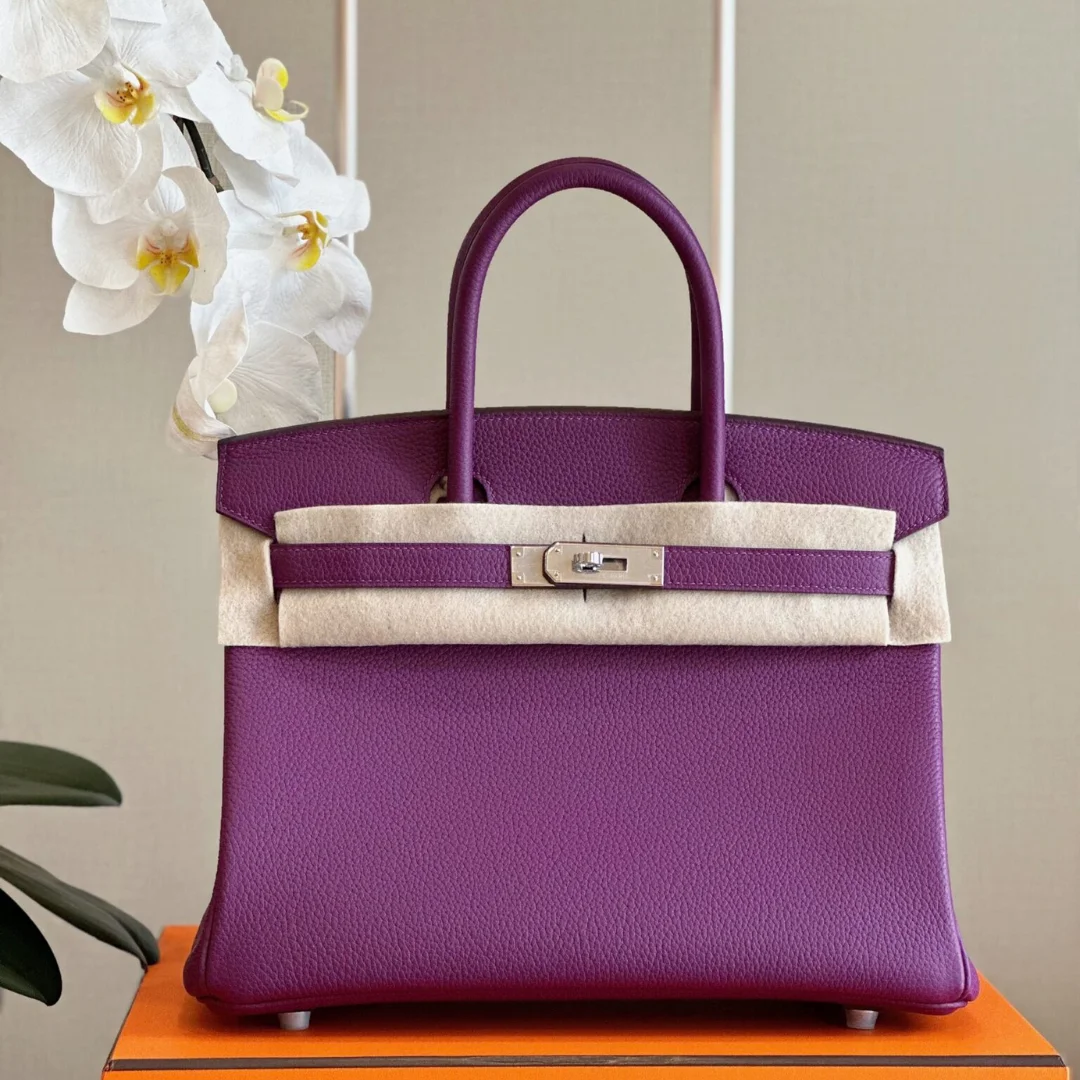 Hermès Birkin 30 Purple Palladium Hardware Bag product view 1