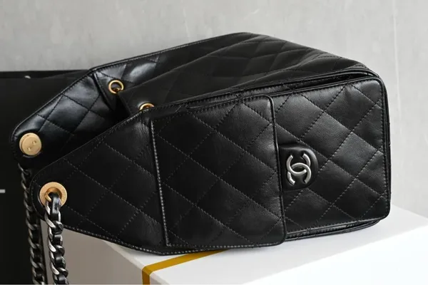 Chanel 25 Small Gold Silver Chain Bag product view 8