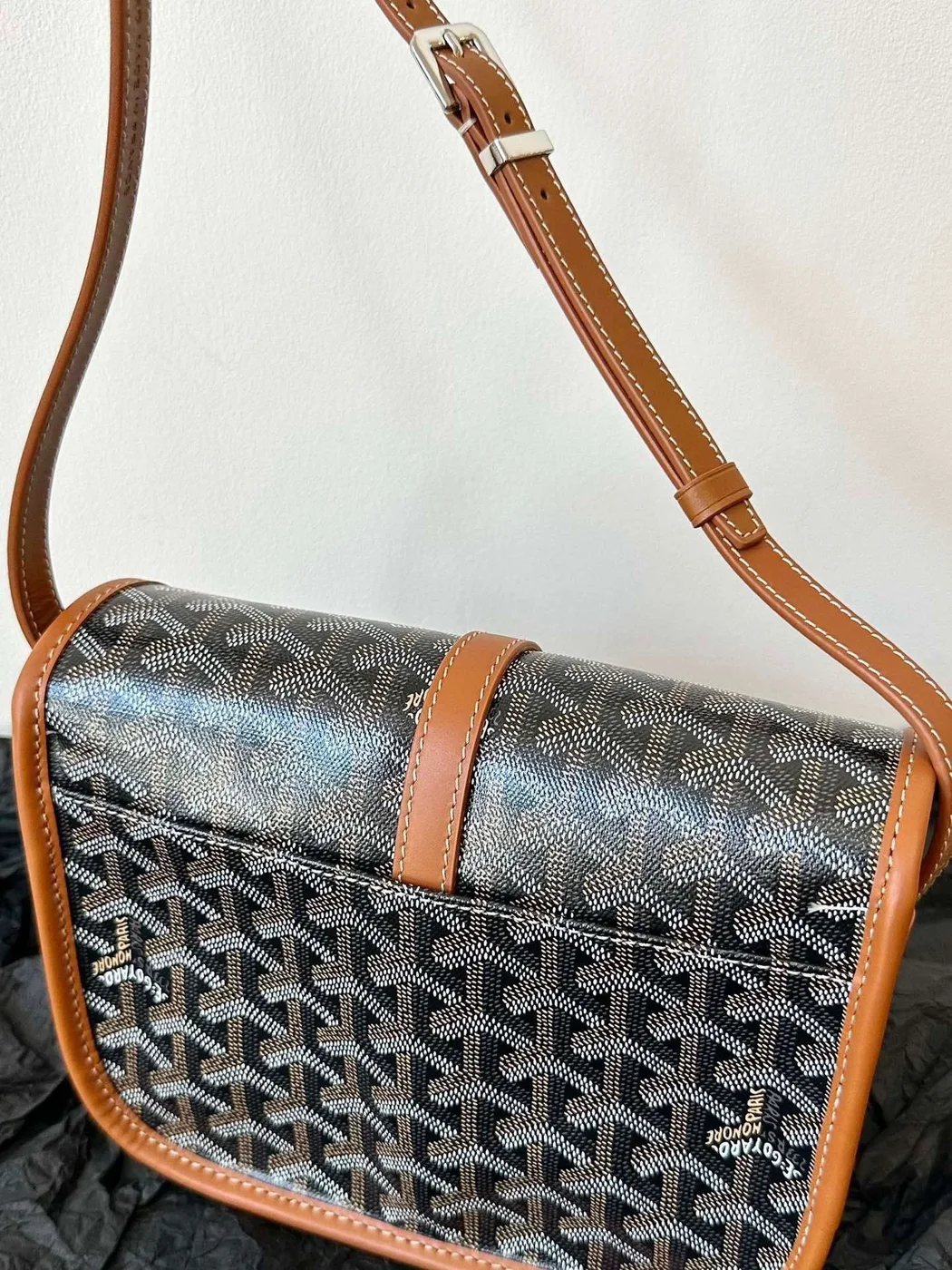 Goyard Premium Women’s Handbag Orange Leather Pattern 22x16x7cm product view 7