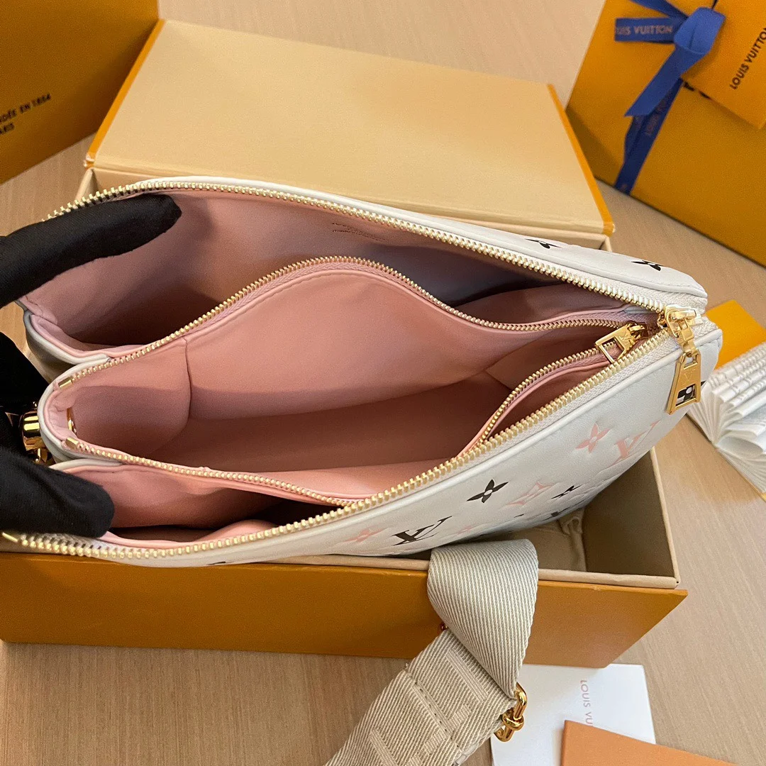 Louis Vuitton Coussin Monogram Handbags Mix Pink Black Pattern 26x20x12cm product view 8
