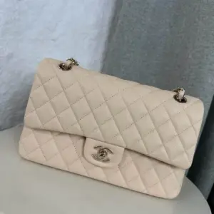 Chanel Classic Flap Medium Beige Gold Hardware Bag product view 1