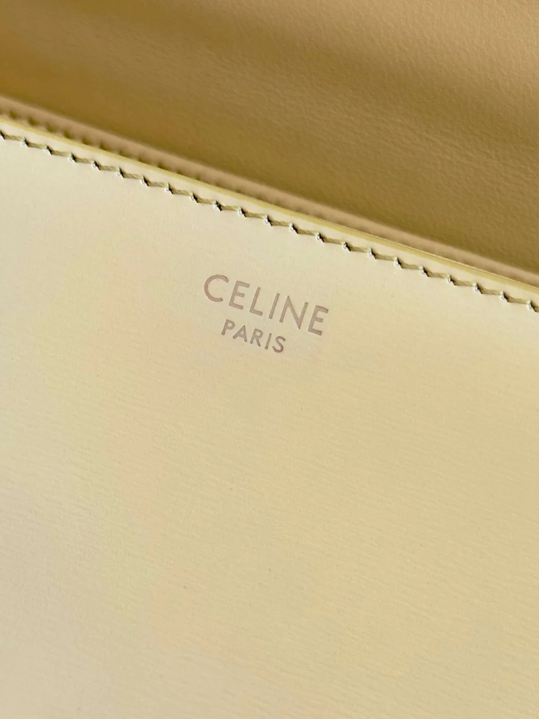 Celine Mini Handbag Orange Yellow Smooth Leather 19 cm product view 7