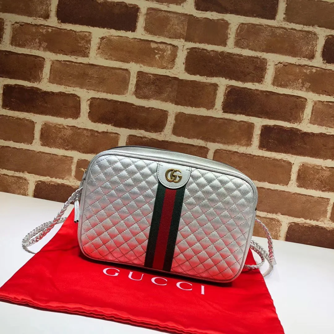 Gucci Black Mini Trapuntata Crossbody Bag Leather product view 3