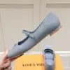 Louis Vuitton Women Light Blue Patent Leather Mary Jane Loafers product view 5