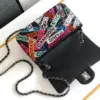Chanel Mini Pastel Rainbow Sequin Handbag 20x14x7cm product view 5