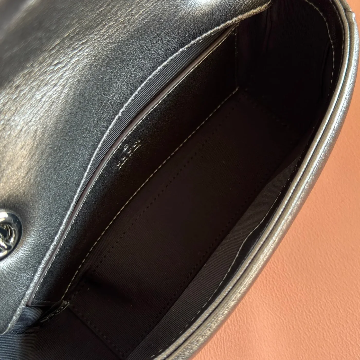Gucci GG Marmont Bag 22 In Warm Gray Brown Lambskin product view 6