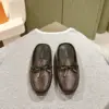 Louis Vuitton Women Brown Leather Loafers product view 1
