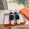 Hermès Women Silver Leather Mary Jane Heels product view 1
