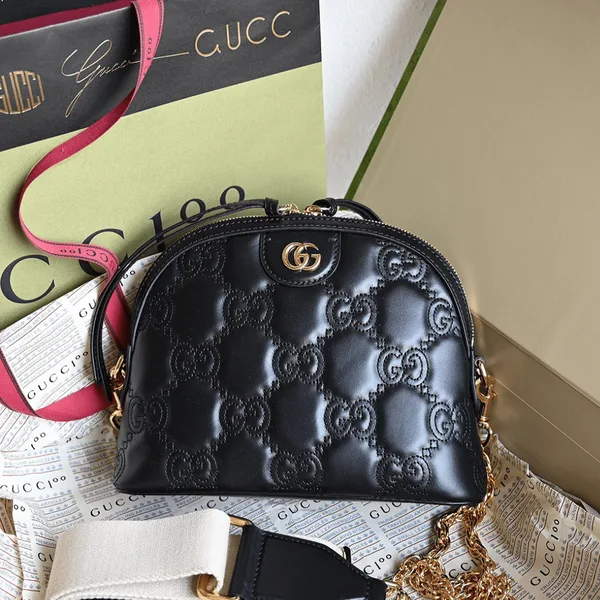 Gucci Matelasse Bag with Embossed Gc Pattern 21 cm product view 1
