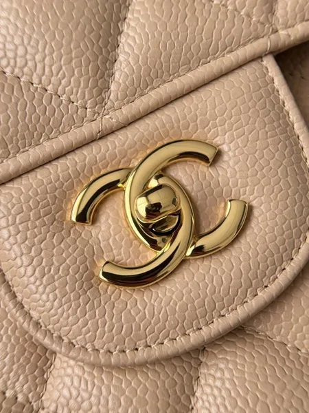 Chanel Classic Flap Jumbo Beige Gold Hardware Bag product view 3