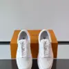 Louis Vuitton Men White Leather Sneakers product view 6
