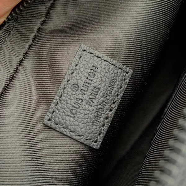 Louis Vuitton Alpha Nano Bag 24 In Black Monogram Shadow Embossed Cowhide product view 5