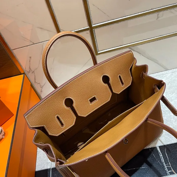 Hermès Birkin 30 cm Gold Togo Leather Gold Hardware Bag product view 9