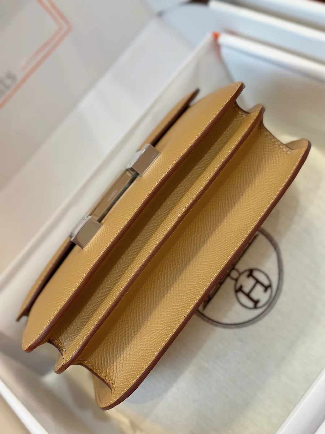 Hermès Constance 19 Brown Epson Leather Palladium Hardware Bag product view 6