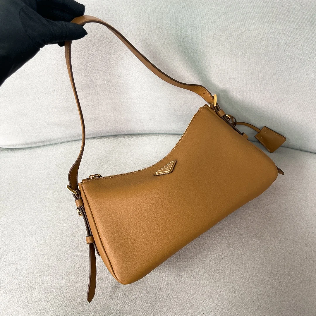 Prada Medium Aimée Shoulder Bag | Brown product view 1