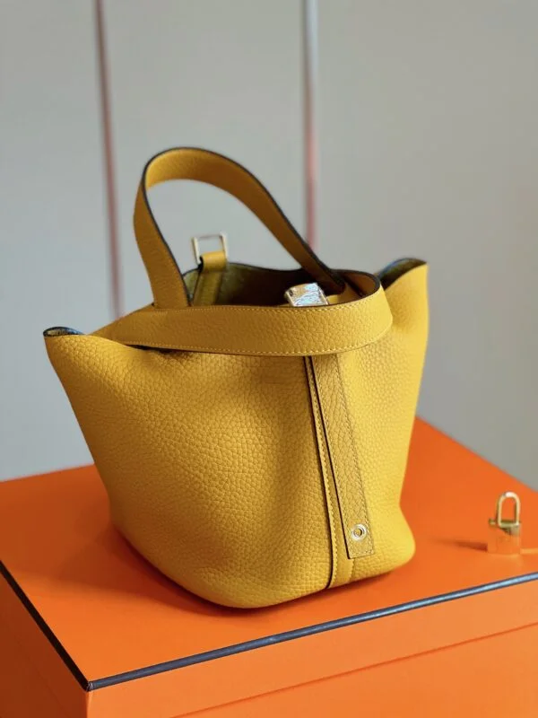 Hermès Picotin 18 Yellow Togo leather Gold Hardware Bag product view 2
