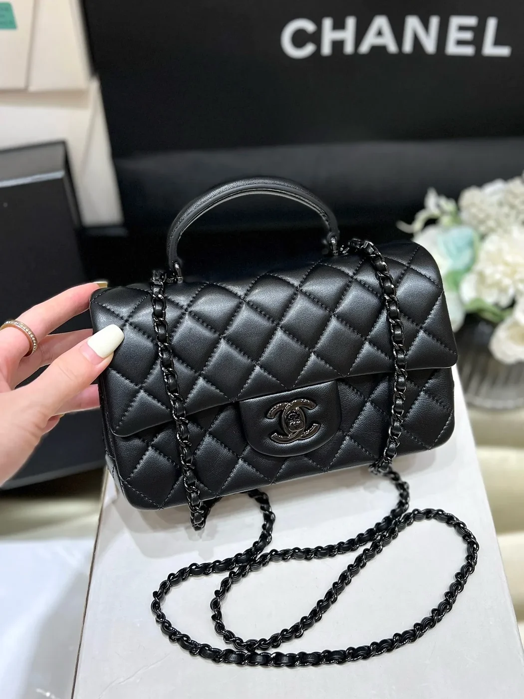 Chanel 20C AS1160 mini top handle flap Bag product view 1