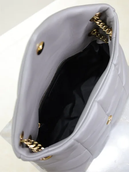 Saint Laurent 25S Loulou Puffer Medium 29 In Smoky Lavender Bag product view 4