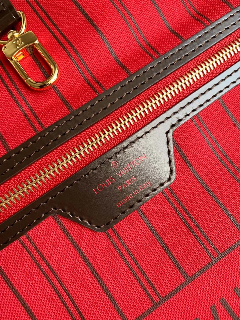 Louis Vuitton Neverfull Checkered Pattern Handbags 32x29x17cm product view 4
