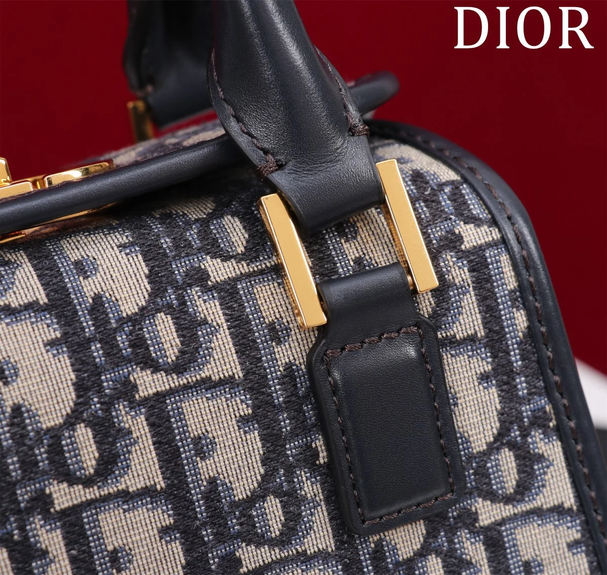 Dior 30 Montaigne Women’s Handbag Oblique Fabric 18.5x16x10cm product view 2