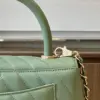 Chanel Coco Handag V-Shaped Pattern With Lock Gold 25 cm Bag product view 3
