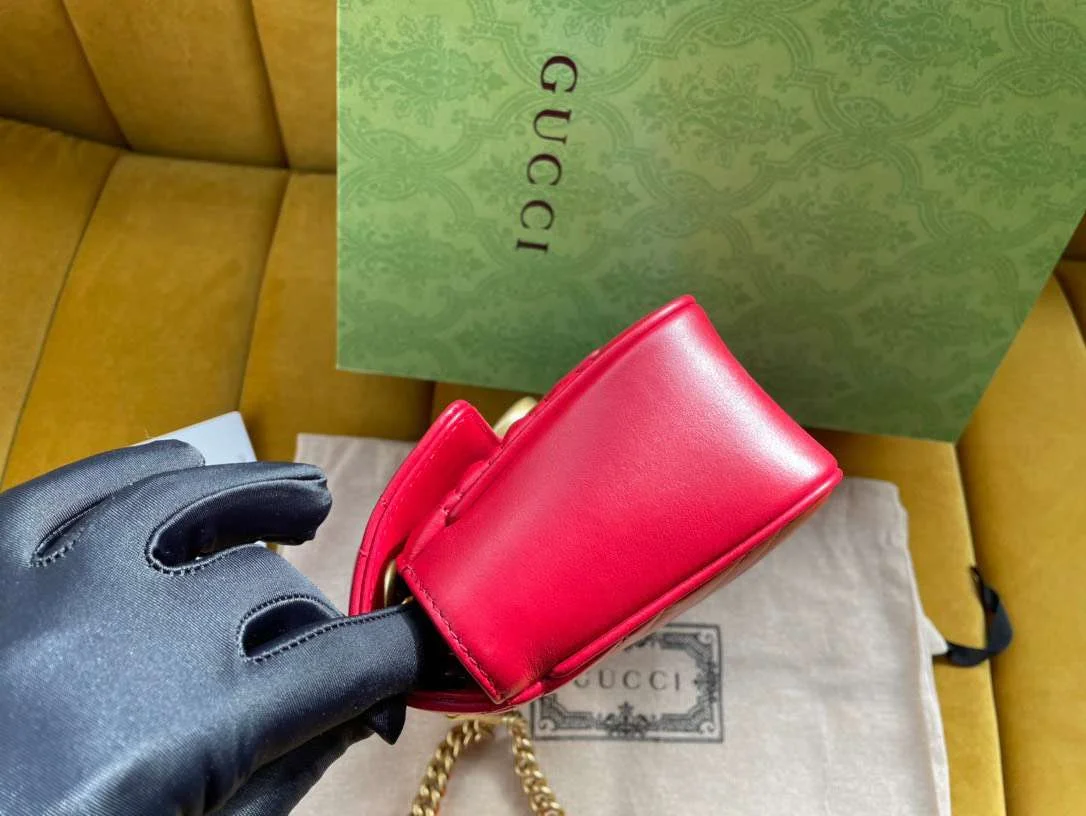 Gucci Marmont Women’s Handbag Red 22 cm product view 8