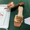 Valentino Women Brown Leather Canvas Floral Mules product view 5