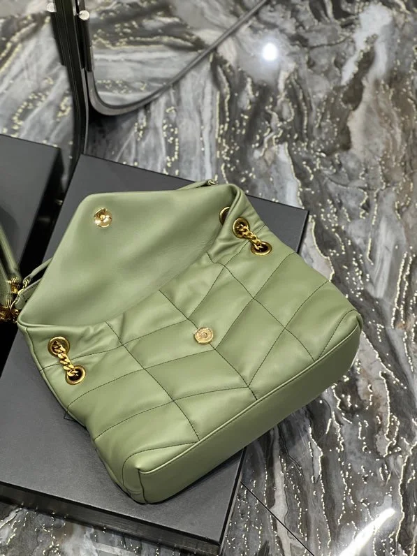 Saint Laurent loulou puffer toy quilted leather shoulder bag product view 6