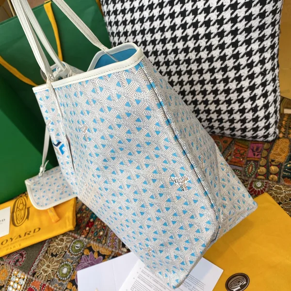 Goyard limited edition Saint Louis Claire-Voie GM Bag /Tote – Blue product view 3