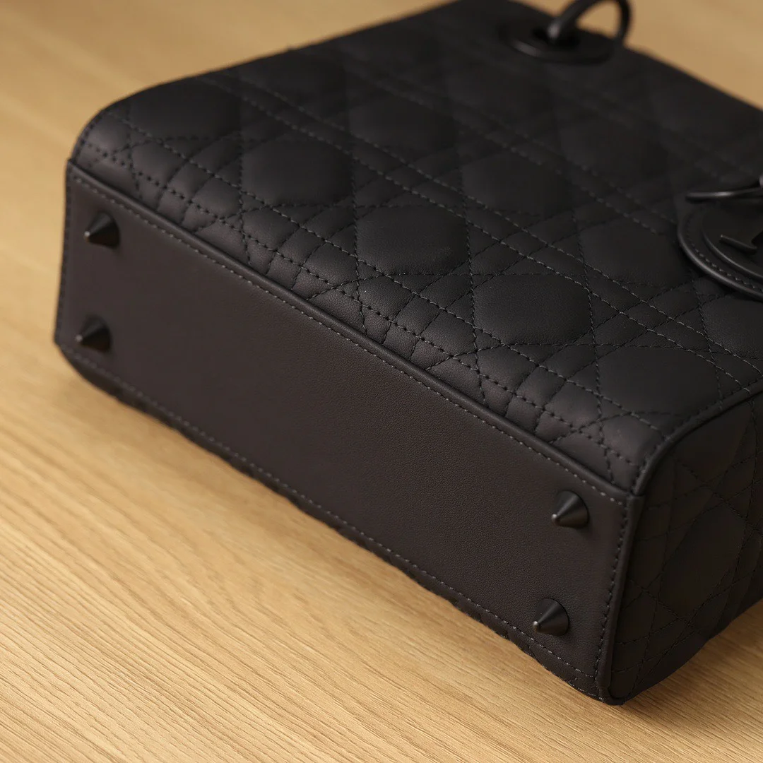 Dior Lady Matte Women’s Black Handbag 20 cm product view 5